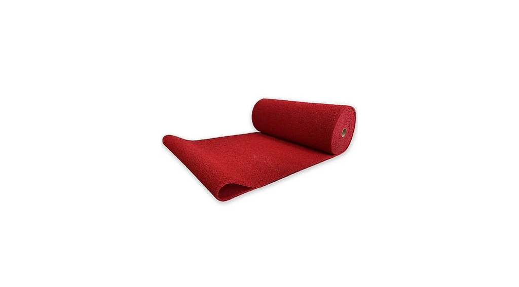 14MM Kıvırcık Paspas 120 Cm Kırmızı
