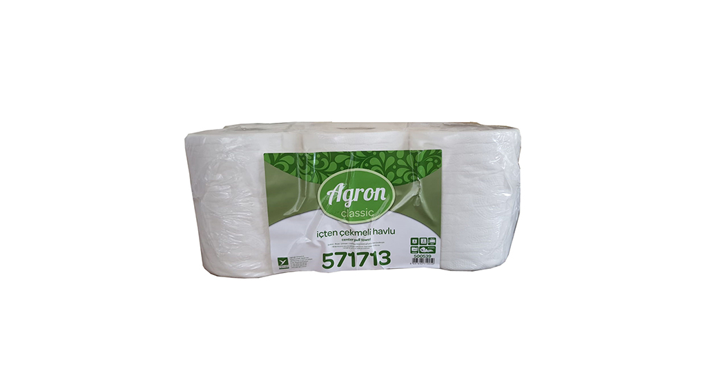 Agron İçten Çekme Havlu 250 M 6 Lı