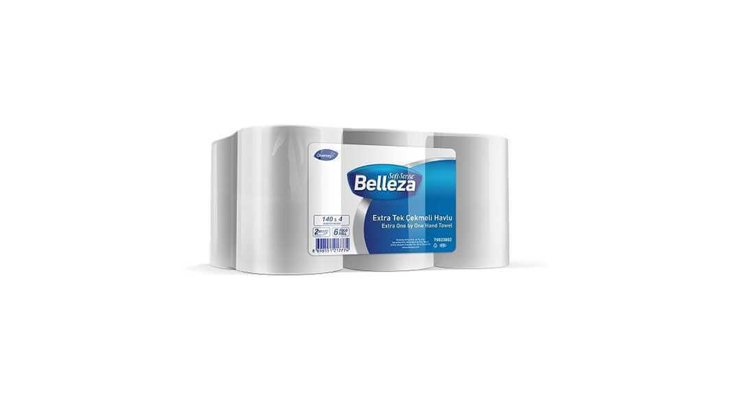 Belleza Extra Tek Çekmeli Havlu 140 M 6 Lı
