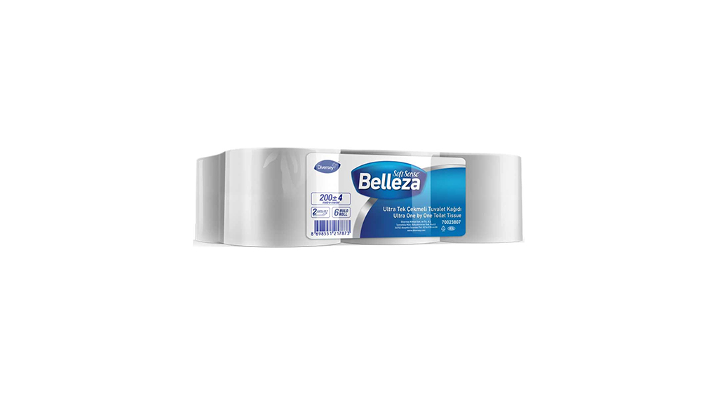 Belleza Ultra İçten Çekme Tuvalet Kağıdı 200 M 6 Lı