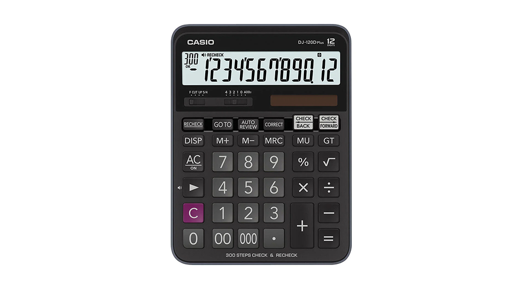 Casio Dj – 120 D Plus Masa Tipi Hesap Makinesi 12 Hane