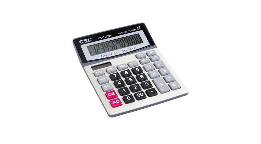 Caslo CS-1200V Hesap Makinesi Büyük Boy