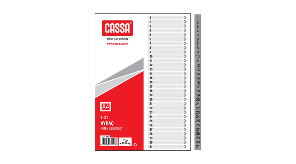 Cassa Ayraç 1-12 Aylar