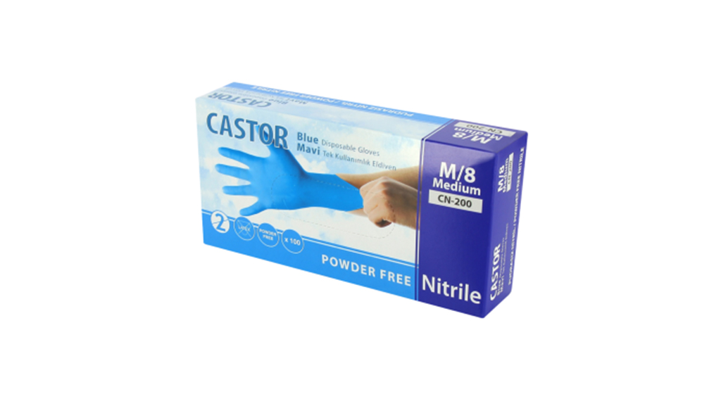 Castor New Mavi Nitril M Beden