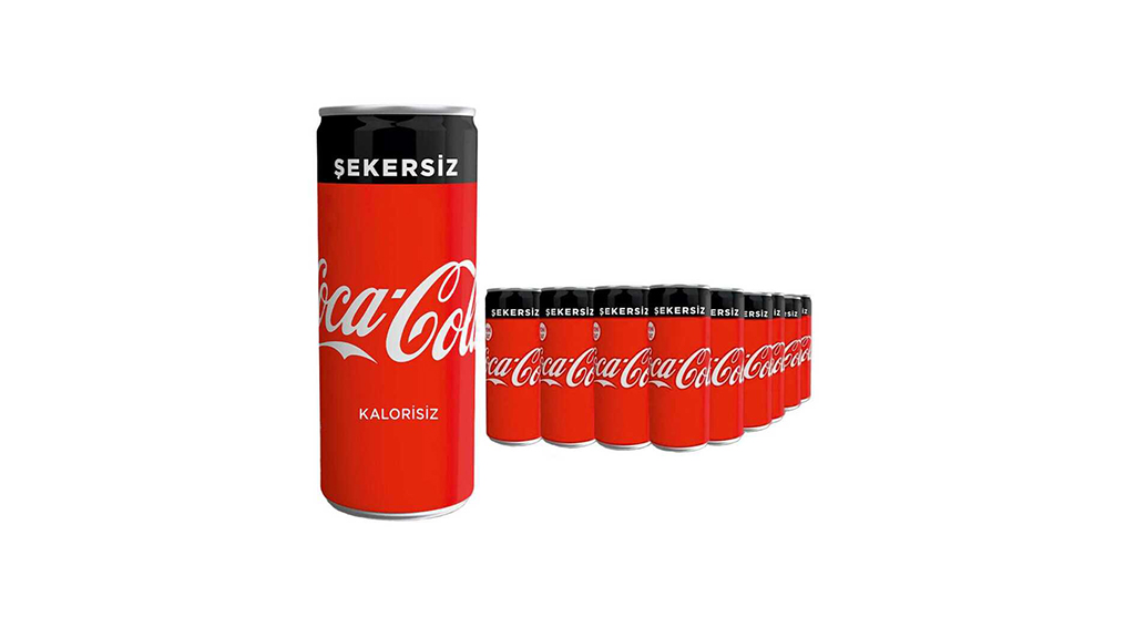 Coca Cola Zero Kutu 330 Ml 24 Lü
