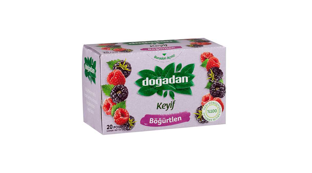 Doğadan Böğürtlen Bitki Çayı 20 Li