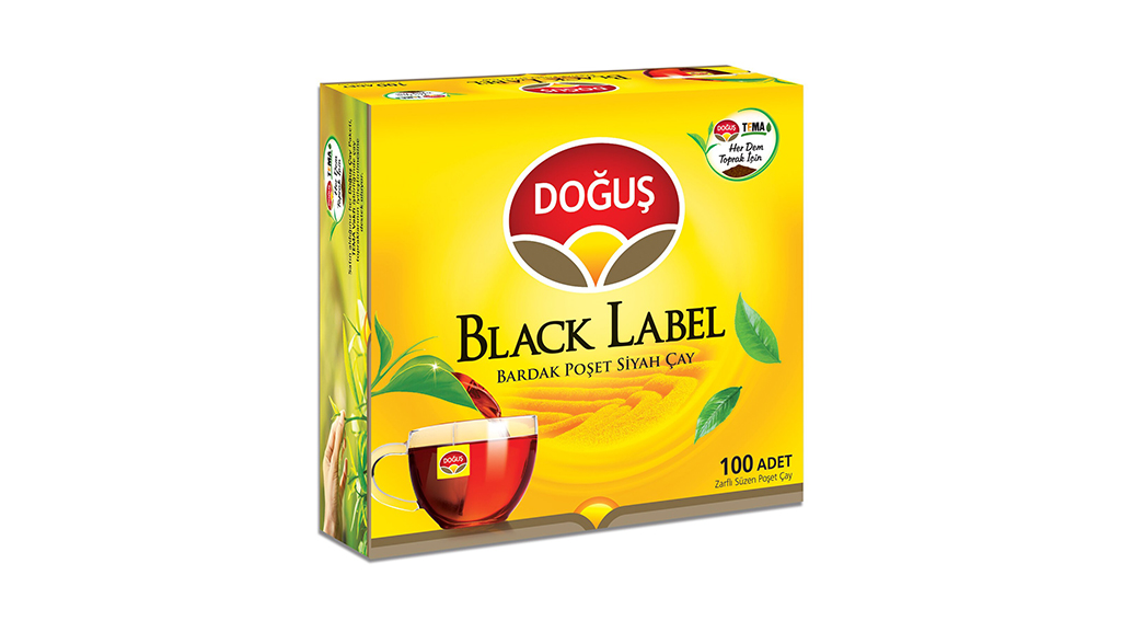 Doğuş Black Label Bardak Poşet 100 Lü