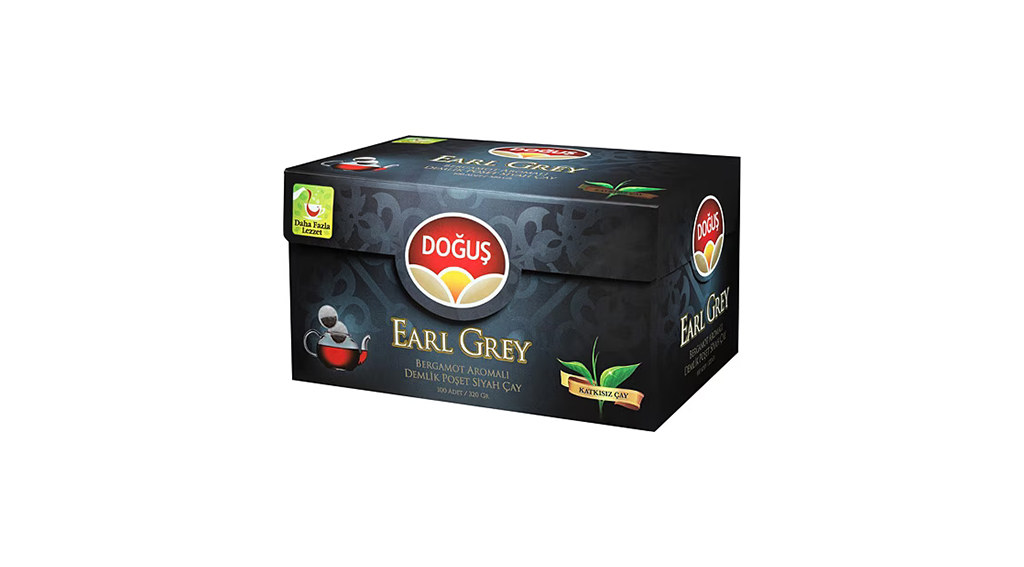 Doğuş Earl Grey Demlik Poşet Bergamot Aromalı 100 Lü
