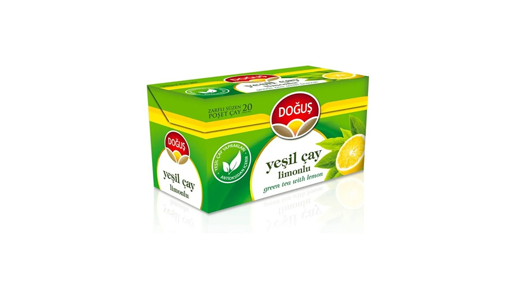 Doğuş Yeşil Çay Limonlu Bitki Çayı 20 Li