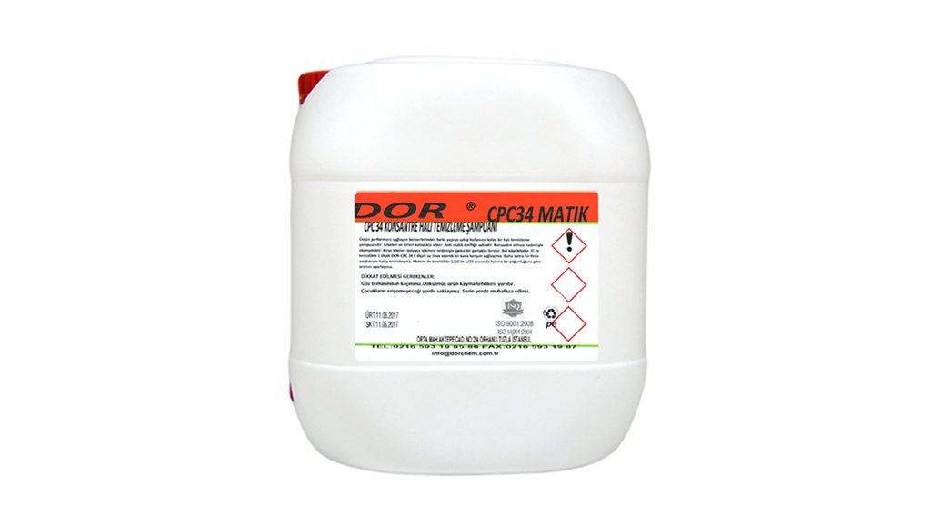 Dor Cpcmatik34 Konsantre Halı Yıkama Ürünü 30 Kg