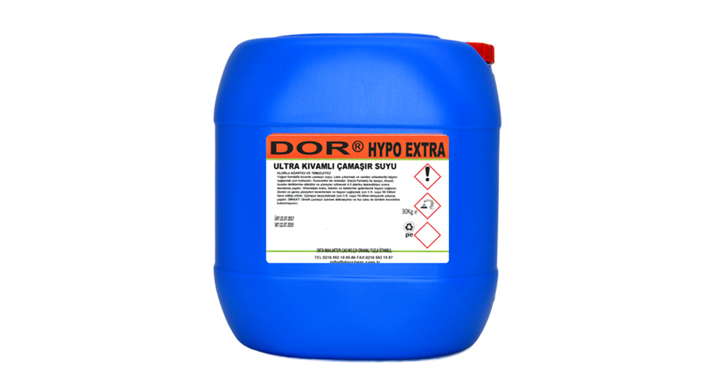 Dor Hypo Extra Klor Bazlı Kıvamlı Çamaşır Suyu 5 Kg