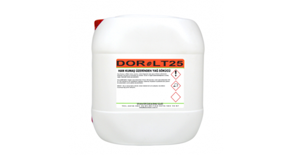 Dor Lt 25 Ham Kumaş Üzerinden Yağ Sökücü 30 Kg