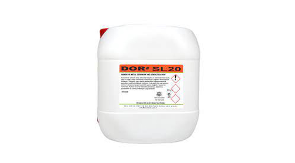 Dor Sl 20 Makine Ve Metal Üzerinden Yağ Sökücü Solvent 30 Kg