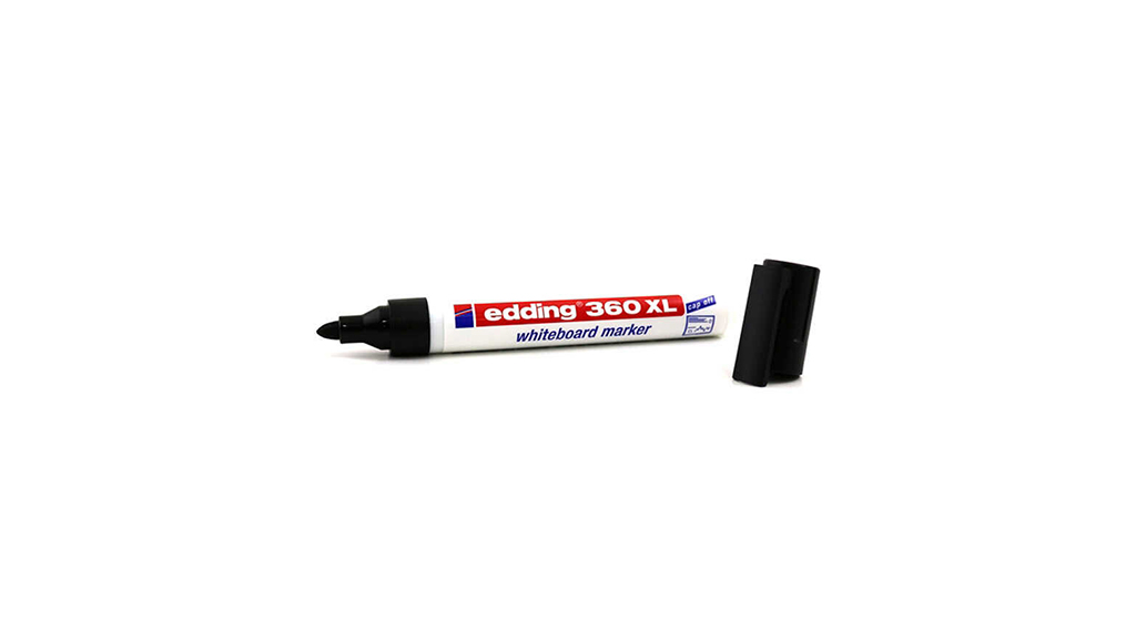 Edding (E-360 XL) Beyaz Yazı Tahtası Kalemi Siyah