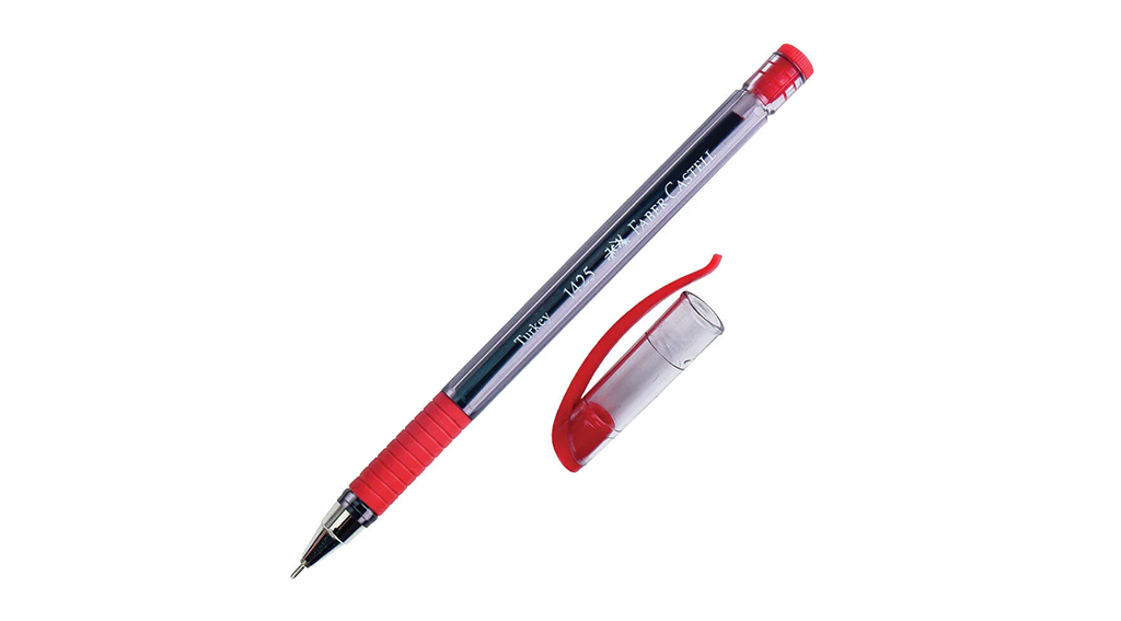 Faber Castell 1425 Kırmızı İğne Uç Tükenmez Kalem