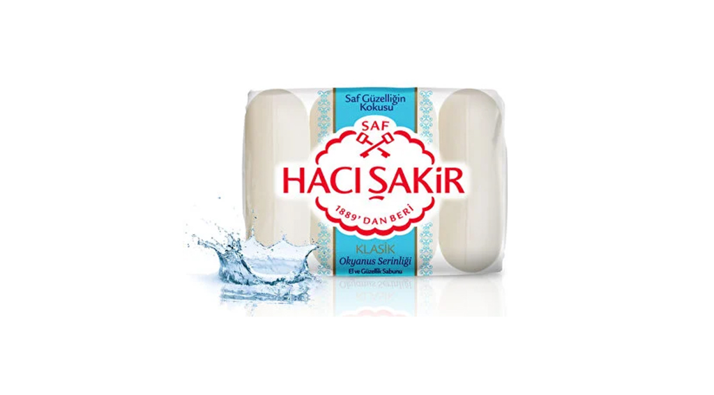 Hacı Şakir Güzellik Sabunu Klasik Okyanus Serinliği 4x70gr