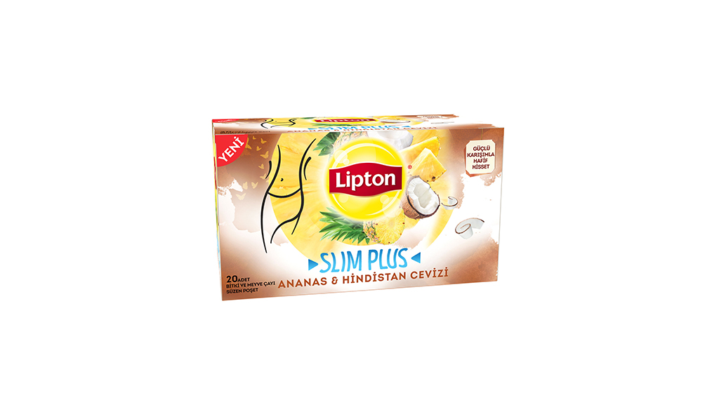 Lipton Slim Plus Ananas&Hindistan Cevizi (20 Adet)