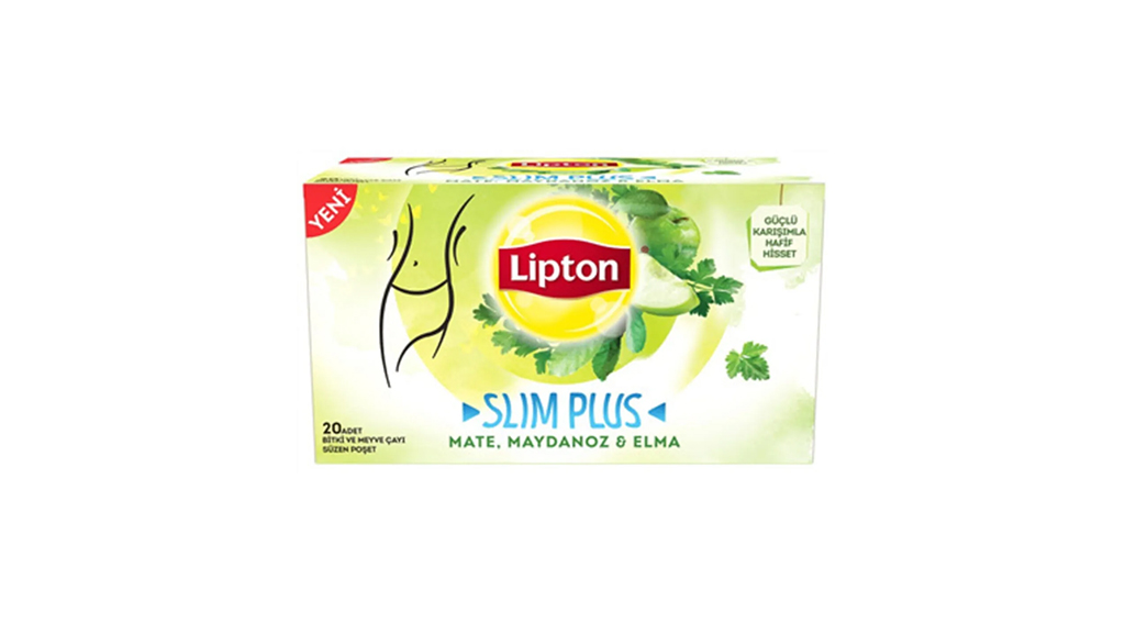 Lipton Slim Plus Mate, Maydonoz & Elma 20’Li