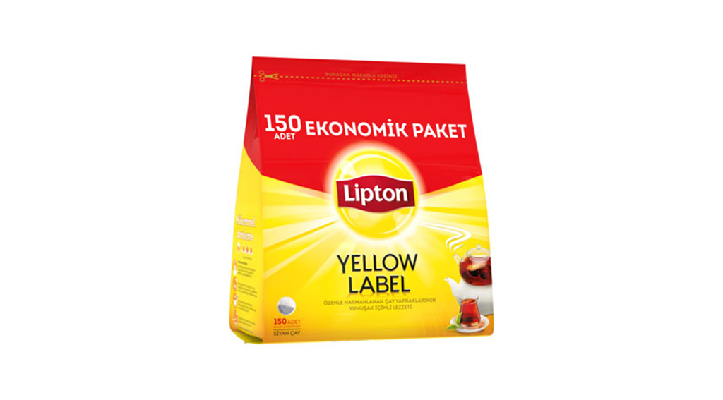 Lipton Yellow Label Demlik Poşet Çay 150 Li