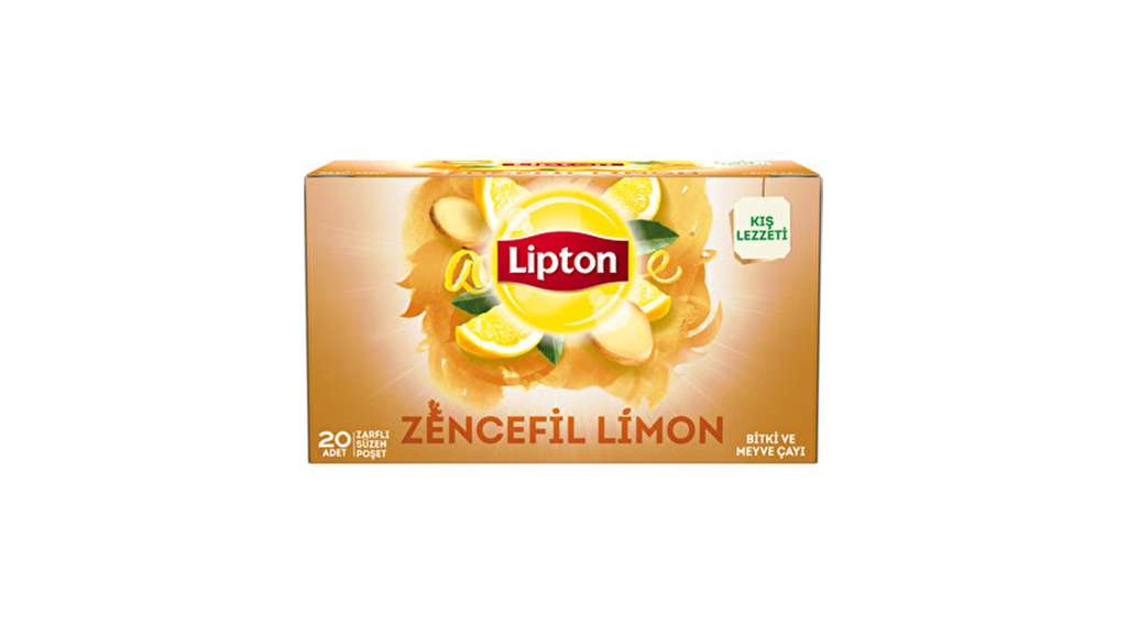 Lipton Zencefil Limon Bitki Çayı 20 Li