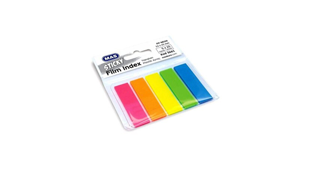 Mas 3661 Film Indeks -12×45-PP-Dörtgen 25 S-5 Renk