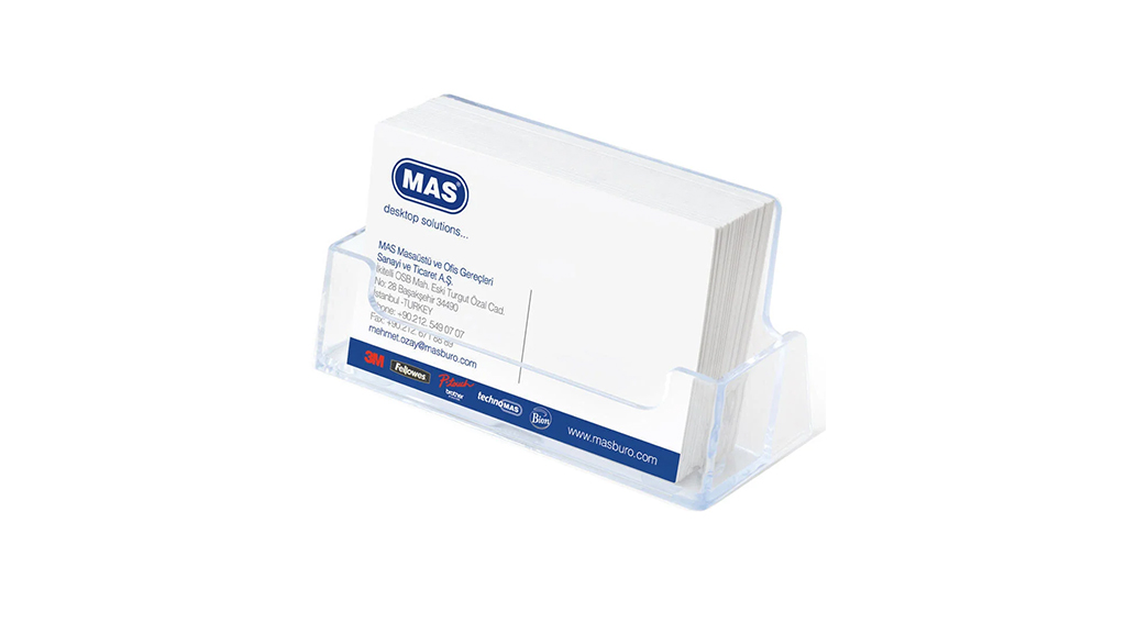 Mas 484 Kartvizitlik-Köşeli