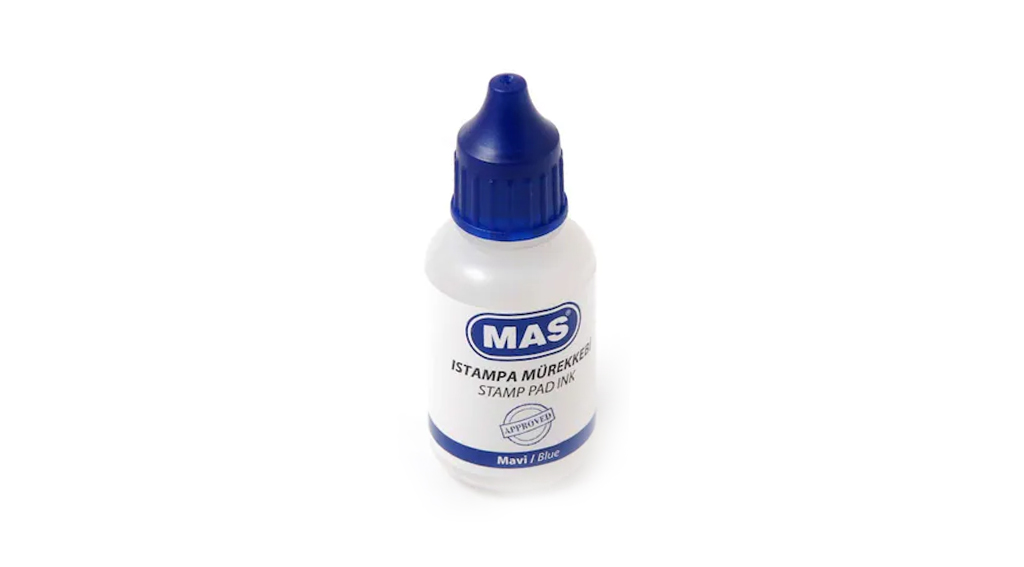 Mas Istampa Mürekkebi 20 Ml Mavi
