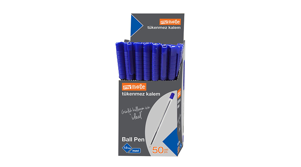 Mynote Mavi Tükenmez Kalem 1.0 Mm 50 Ad