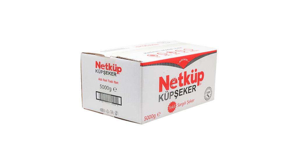 Net Küp Tek Sargılı Küp Şeker 5000 Gr