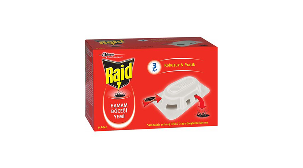 Raid Böcek Yemi 6 Lı