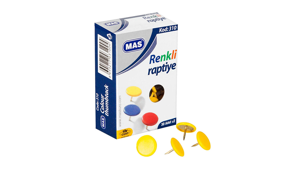 Renkli Raptiye PVC