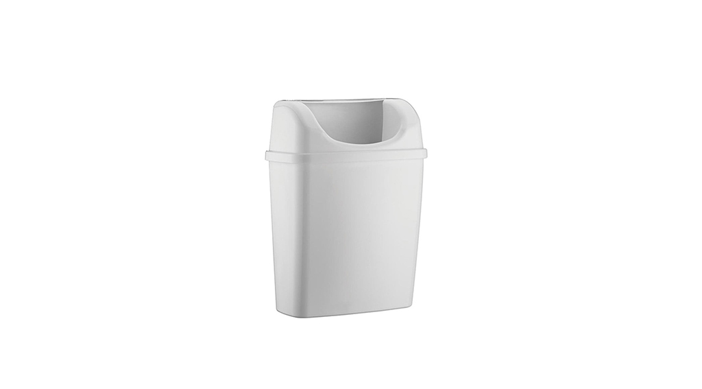 Rulopak Duvara Monte Çöp Kovası 6 L (Beyaz)