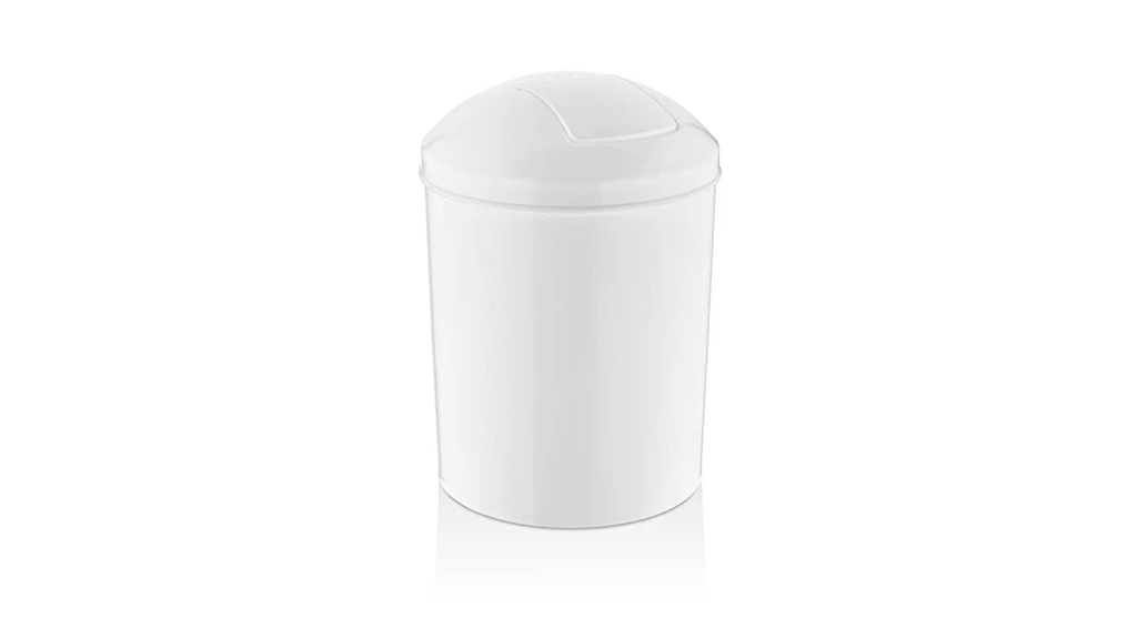 Rulopak Kelebek Kapak Çöp Kovası 15 L (Beyaz)