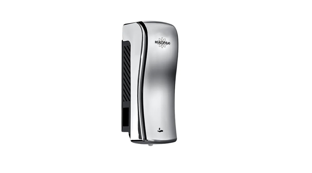 Rulopak Manuel S Model Sıvı Sabun&Şampuan Dispenseri 350 Ml (Krom)