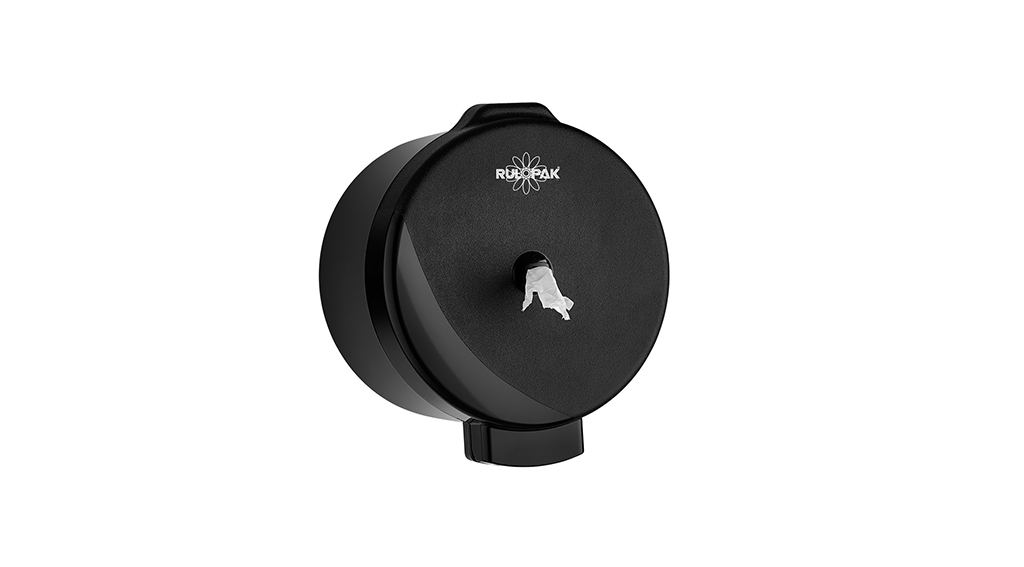 Rulopak Modern Cimri Tuvalet Kağıdı Dispenseri (Siyah)
