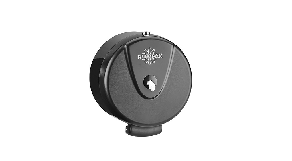 Rulopak Modern Mini Cimri Tuvalet Kağıdı Dispenseri (Siyah)
