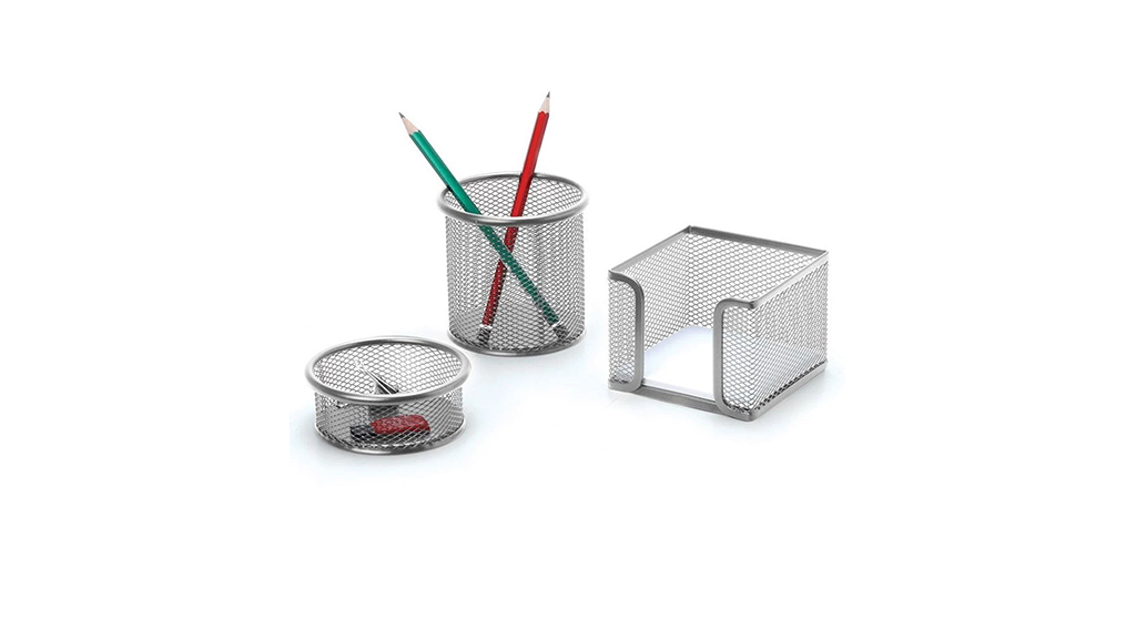 Viva Inox Ofis File Set 3 Lü Gümüş