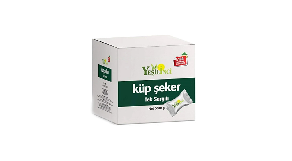 Yeşil İnci Tek Sargılı Şeker 5000 Gr